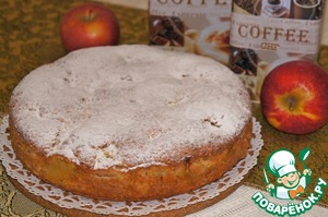 Рецепт Кокосовый пирог с яблоками