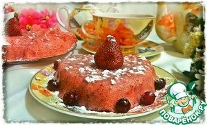 Рецепт Клубничный воздушный десерт
