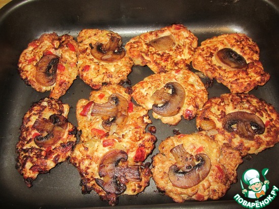 Куриные оладьи "Овощная фантазия"