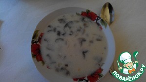 Рецепт Сливочно-грибной суп
