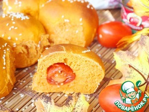 Рецепт Томатные булочки с помидорами черри
