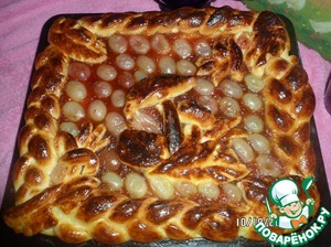 Рецепт Пирог с овсяной мукой и яблочным повидлом