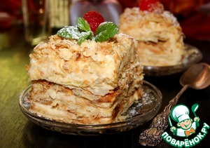 Мильфей с лимонным кремом патисьер – кулинарный рецепт