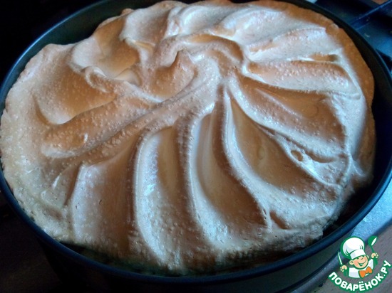 Яблочный пирог с ванильной меренгой от кулинара Анастасия АГ