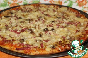 Рецепт Рецепт тонкого теста и соуса для итальянской пиццы