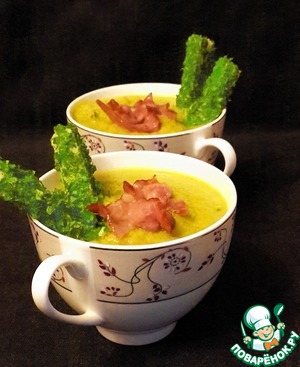 Рецепт Лилльский горчичный суп с зелеными гренками