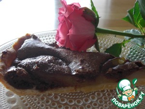 Рецепт Шоколадно-грушевый тарт