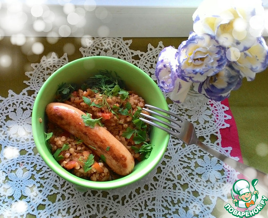 Гречка с овощами "Королевский гарнир"