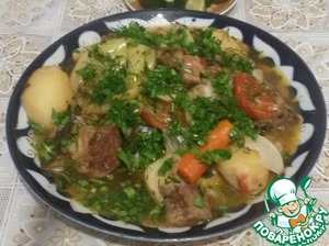 Рецепт "Дамлама"узбекская