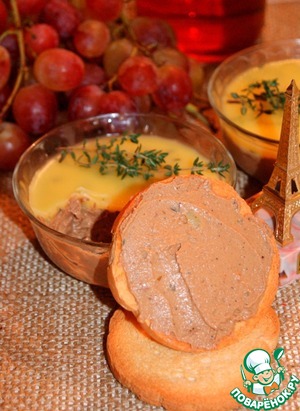 Pate chicken liver French