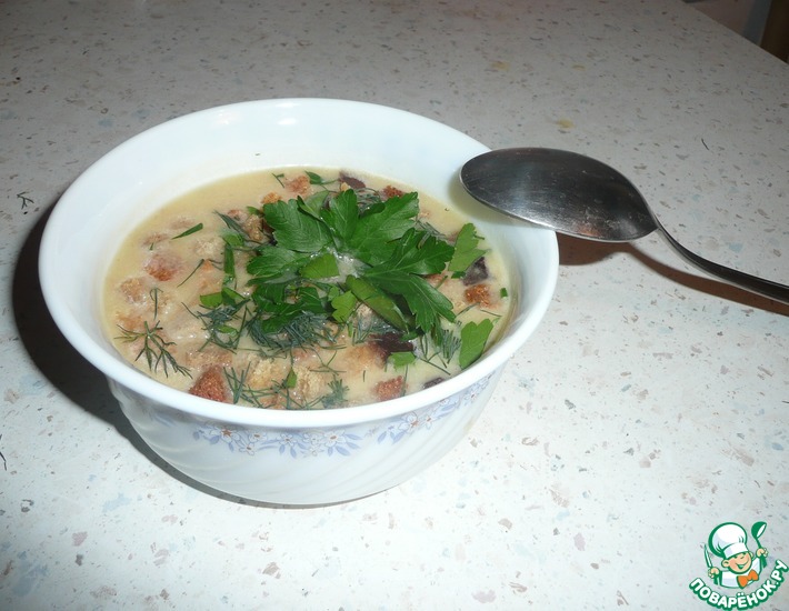 Рецепт: Луковый суп-пюре