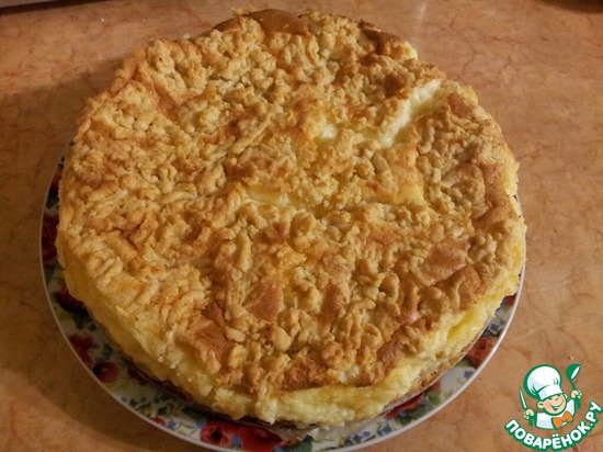 Песочный пирог с манно-лимонным кремом от diana1616