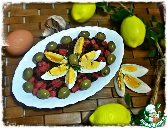 Салат из картофеля и свеклы с маслинами от Наташеньки (LNataly)