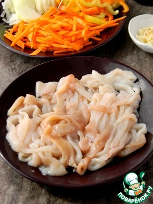 Паста с кальмарами в сливочном соусе рецепт с фото пошагово и видео - 1000.menu