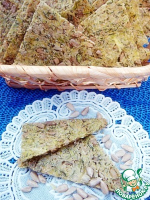 Рецепт Хлебцы из кабачков и семян подсолнуха