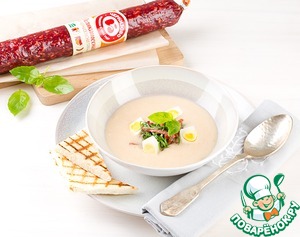 Рецепт Крем-суп из белой фасоли по-Черкизовски