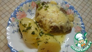 Рецепт Шницели с яйцом и сыром