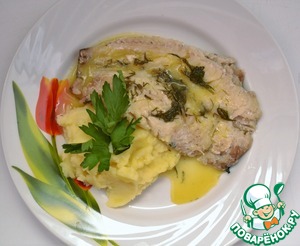 Рецепт Филе рыбы с маслянно-лимонным соусом