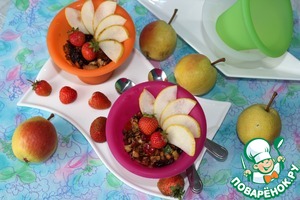 Рецепт Мюсли и фруктовый мини-десерт
