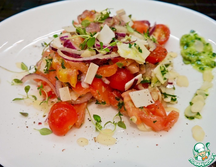 Рецепт: Испанский салат с помидорами
