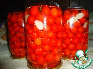 Рецепт Консервированные помидоры черри "Сахарные"