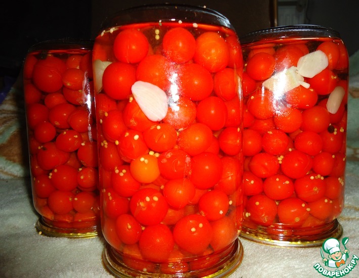 Рецепт: Консервированные помидоры черри Сахарные