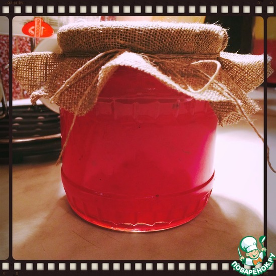 Желе из красной смородины