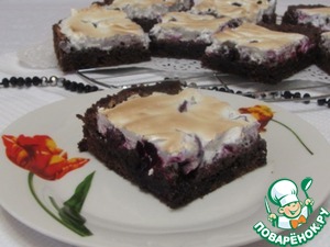 Рецепт Шоколадный пирог с зефиром