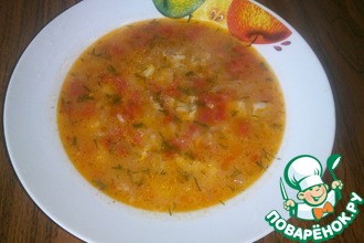 Рецепт: Суп из томатов Осенний