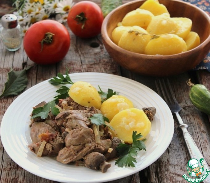 печень в микроволновке рецепты