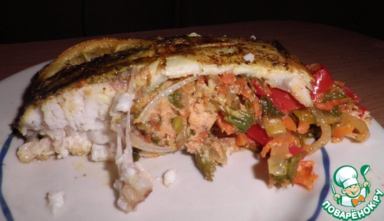 Запеченный карп "Улыбка рыбака"