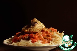 Рецепт Помидорная заправка для спагетти