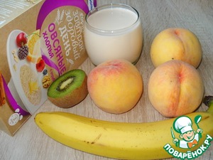 Ряженка с бананом - пошаговый рецепт с фото на Повар.ру