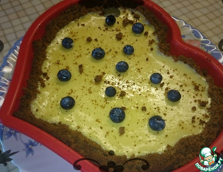 Рецепт: Творожный пирог со сгущенкой