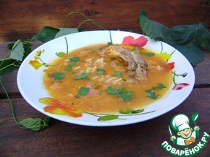 Рецепт Томатный суп с плавленным сыром