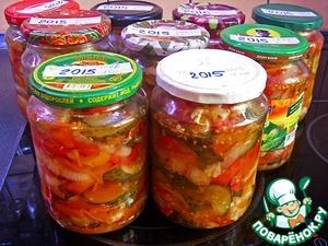 Рецепт Консервированный овощной салат