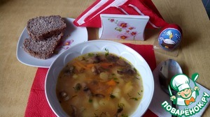Пшенный суп с грибами рецепт с фото пошагово - 1000.menu