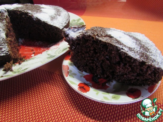 Шоколадный бисквит на кипятке по рецепту Светланка g980 https://www.povarenok.ru/recipes/show/120371/