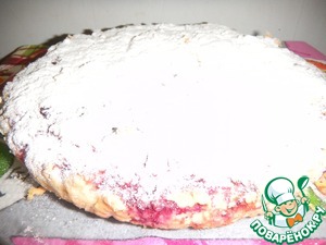 Постный тертый пирог с вишнями рецепт с фото пошагово и видео - 1000.menu