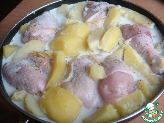 Запеченная курица в молоке - пошаговый рецепт с фото на Готовим дома