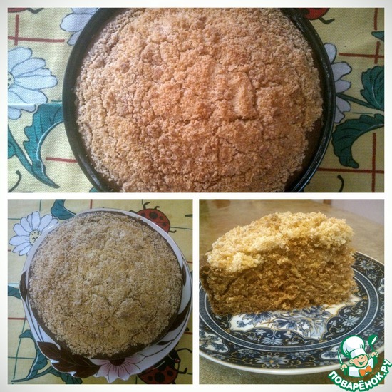 Пирог "Сладкая крошка"