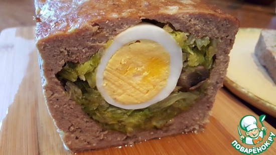 Закуска "Фальшивый заяц" из курицы