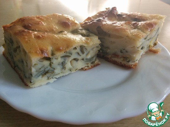 Кефирный пирог