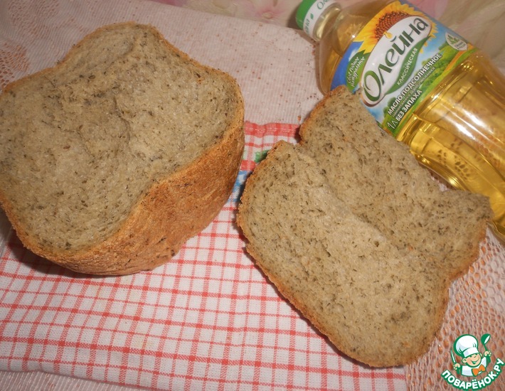 Рецепт: Хлеб с тмином и снытью