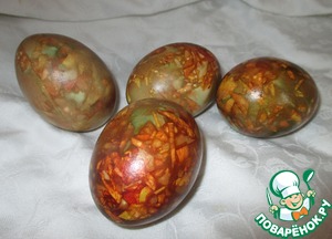 Eggs dyed for Easter