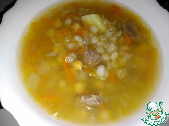 Суп с мясом и нутом "Прочь холода"