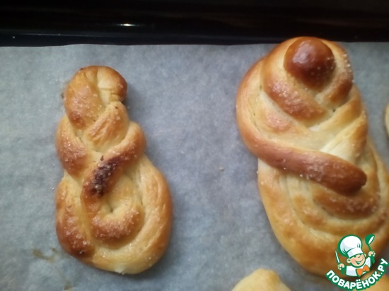 сладкие булочки-витушки