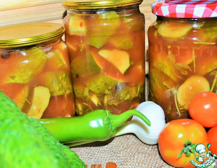 Как приготовить огурцы на зиму в томатной заливке: рецепт и советы