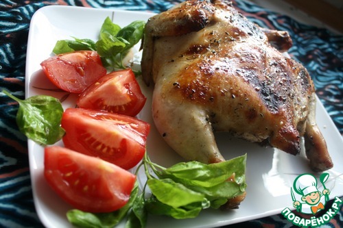 Ингредиенты для «Курица по-арабски»: