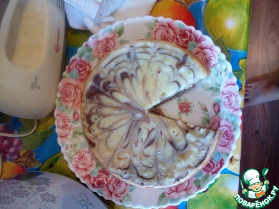 Пирог зебра в мультиварке